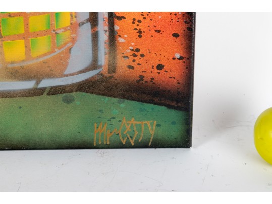 MR. COTY Rattlecan Art On Canvas — Bender (Futurama)