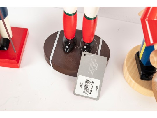 Set Of Four Vintage Wooden Nutcrackers