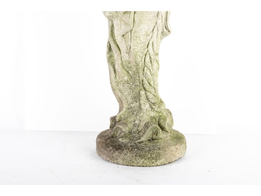 Stylized Geisha Concete Statue