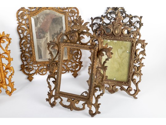 Collection Of Vintage And Antique Mirror And Picture Frames