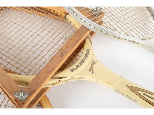Collection Of Three Vintage Wooden/Metal Tennis Rackets