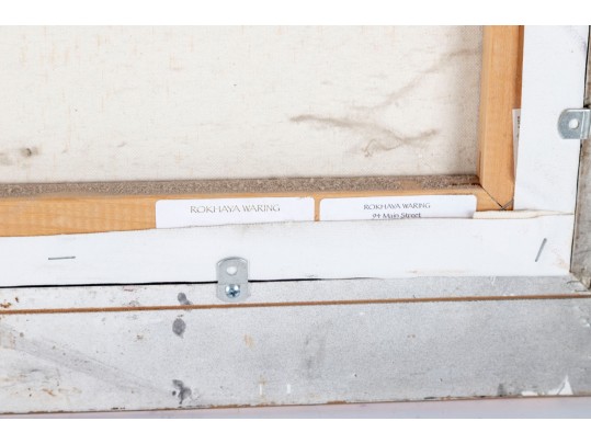 Oil On Canvas Lavender Landscape -- Unsigned