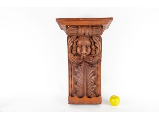 Neoclassical Carved Wood Corbel