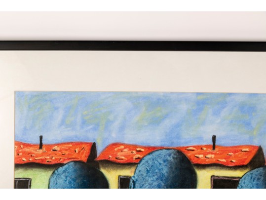 Pat Sithole (South African, B. 1970) Pastel On Paper, Three Musicians, 2007