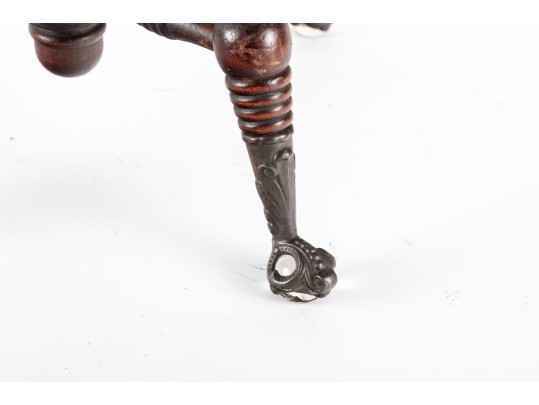 Antique Ball And Claw Piano Stool