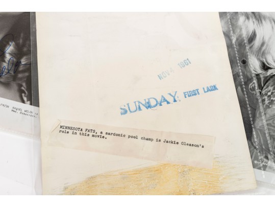 Collection Of Photographs, Some Autographed Incl. Raquel Welch, Kim Novak, Betty Grable, And More