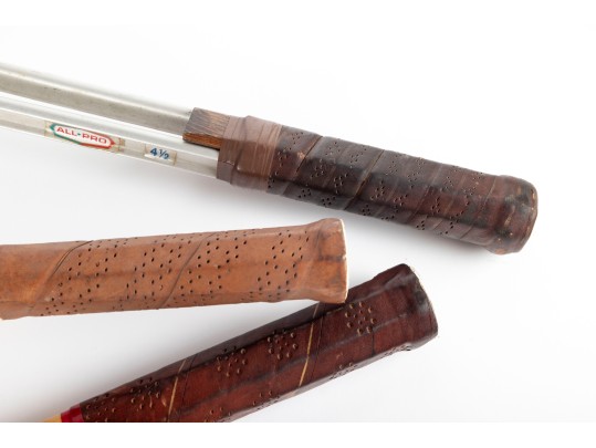 Collection Of Three Vintage Wooden/Metal Tennis Rackets