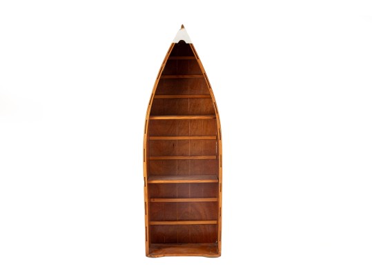 Boat-Form Wall Mounted Shelf