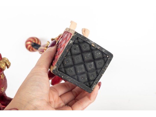 Trio Of Handstanding Acrobat Figurines