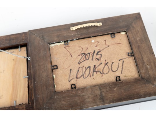 Collection Of Four Small Abstract Painted Landscapes, Some Signed