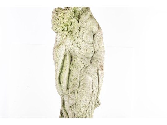 Stylized Geisha Concete Statue