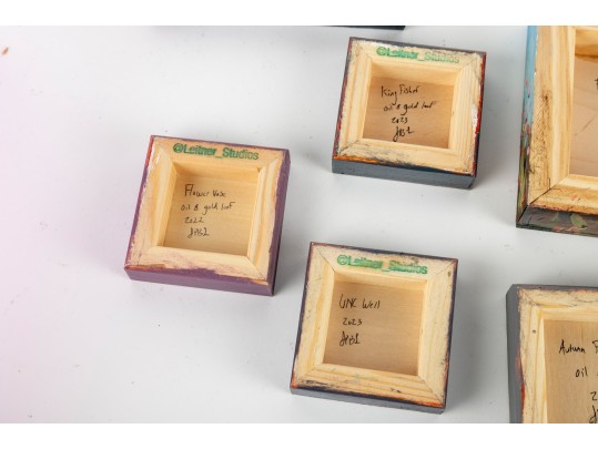 Leitner Studios Miniature Oil On Board Paintings