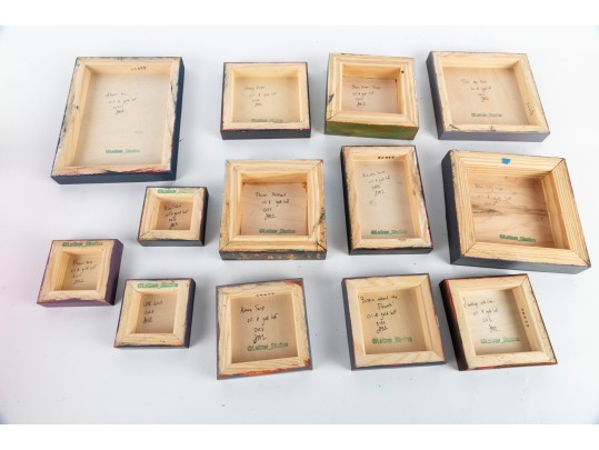 Leitner Studios Miniature Oil On Board Paintings