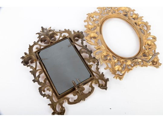 Collection Of Vintage And Antique Mirror And Picture Frames