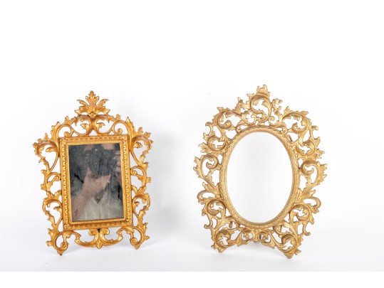 Collection Of Vintage And Antique Mirror And Picture Frames