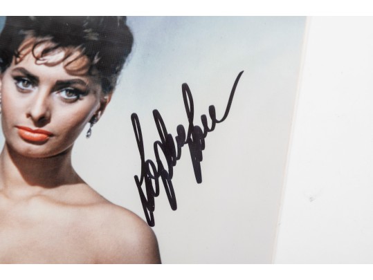Signed Photograph Of Sophia Loren