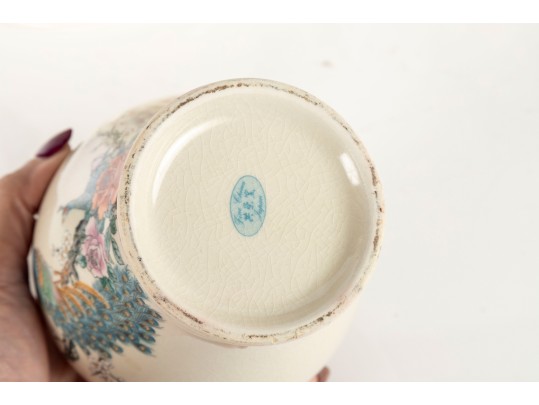 Trio Of Compatible Lidded Baluster Ginger Jars