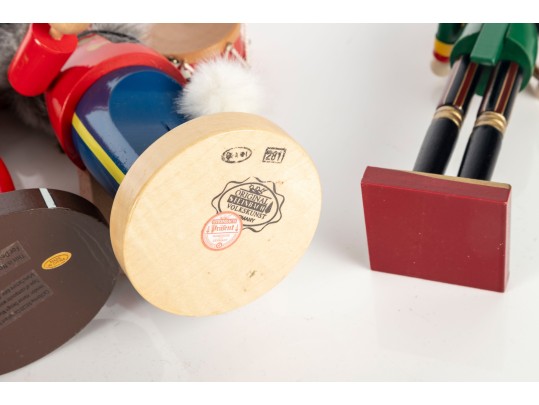 Set Of Four Vintage Wooden Nutcrackers