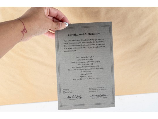 Bob Timberlake (American, B. 1937), 