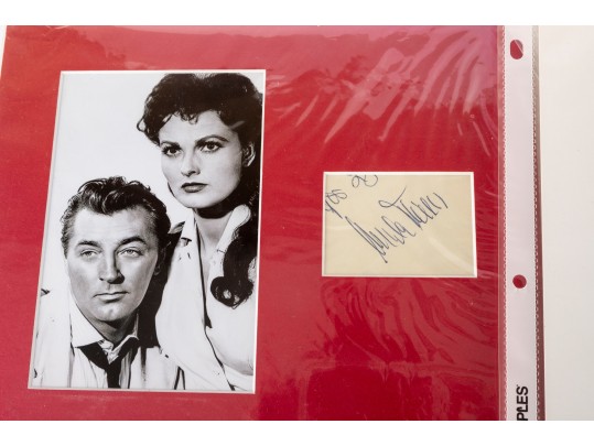 Photographs With Autographs Incl. Marilyn Monroe, Ursula Thiess, Ava Gardner, And More