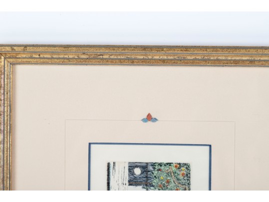 Jan Hunt “At Last” Hand-Colored Framed Lithograph