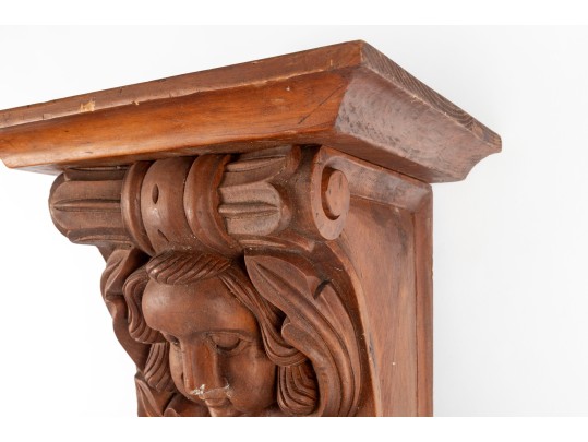 Neoclassical Carved Wood Corbel