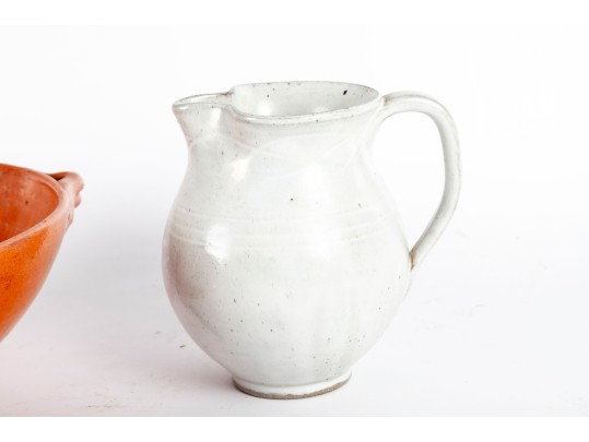 Trio Of Jugtown Pottery Ceramics