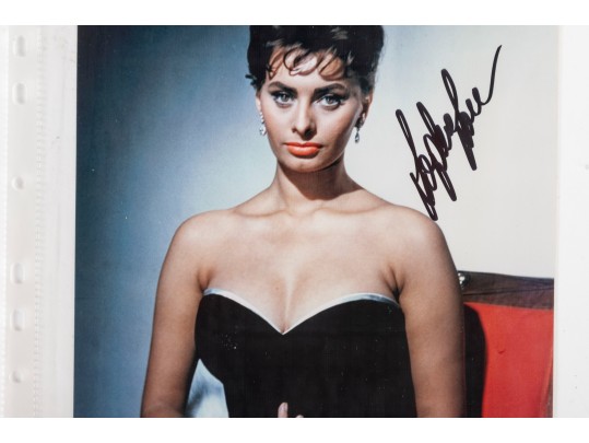 Signed Photograph Of Sophia Loren