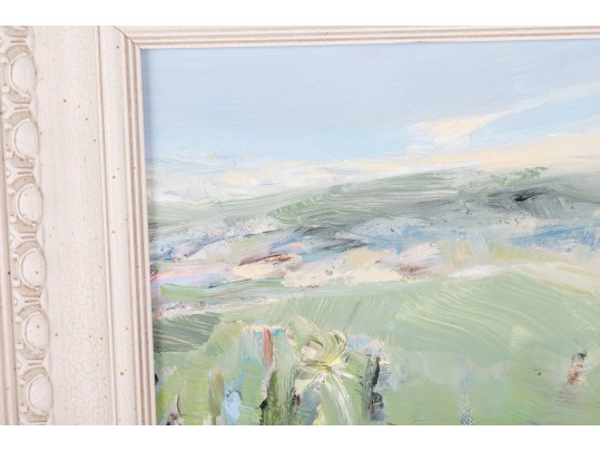 Small Oil On Board Plains Painting