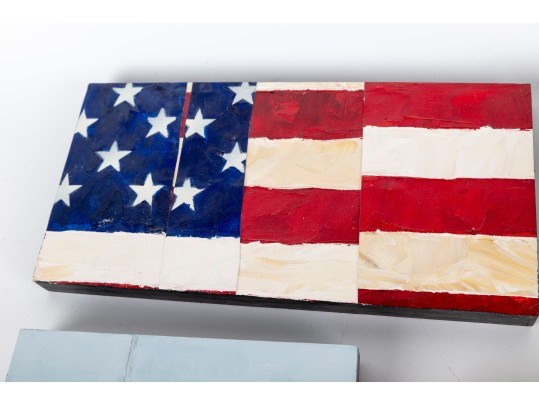 Collection Of Small Paintings On Board And Canvas