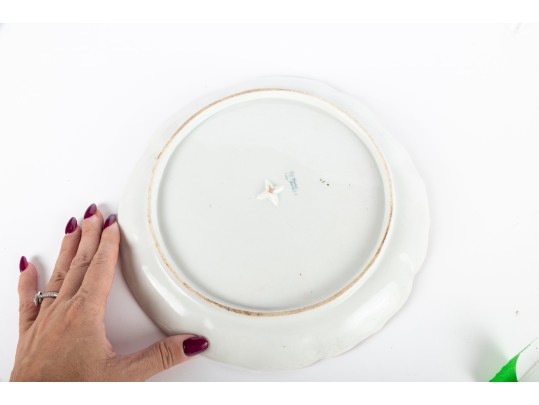 Decorative Hand-Painted Nippon Ceramic Plate