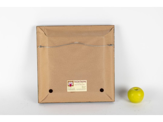 Oil On Board & Gold Leaf Signed Finch Painting