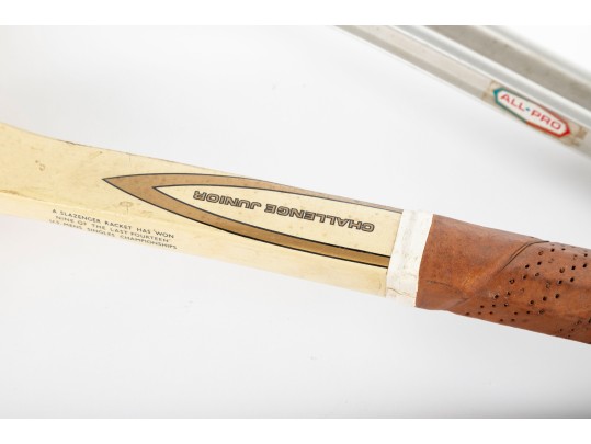 Collection Of Three Vintage Wooden/Metal Tennis Rackets