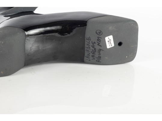 Lawrence Vargas Blackware Pottery – Sandia Ram