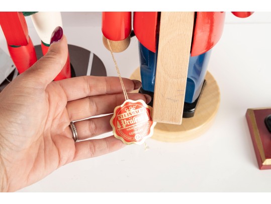 Set Of Four Vintage Wooden Nutcrackers