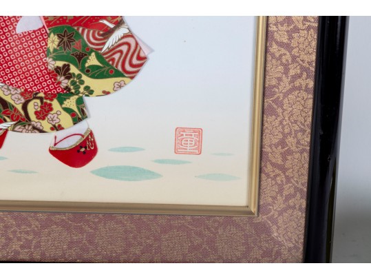 Geisha Girl Oshie Textile Art