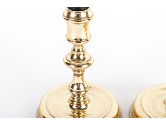 Baldwin Forged Brass Baluster Candlestick Holders