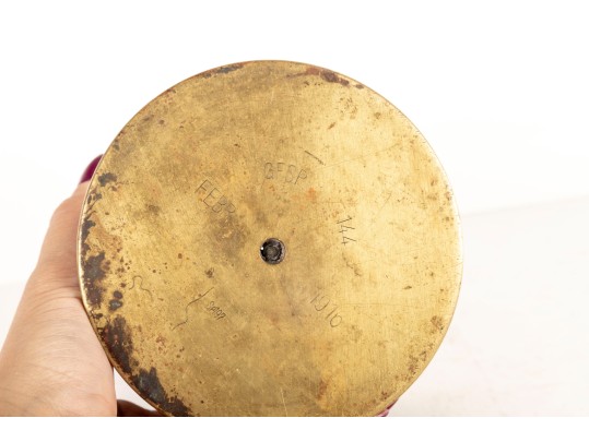 Brass Shell Case Engraved Trench Art