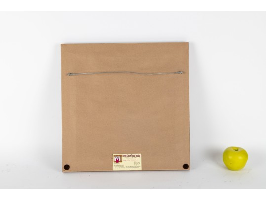 Gilt/Oil On Board Seagull Painting — Signed