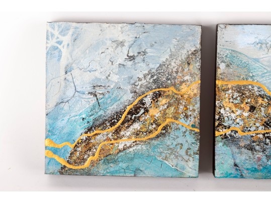 Signed Oil On Board Triptych Artworks 