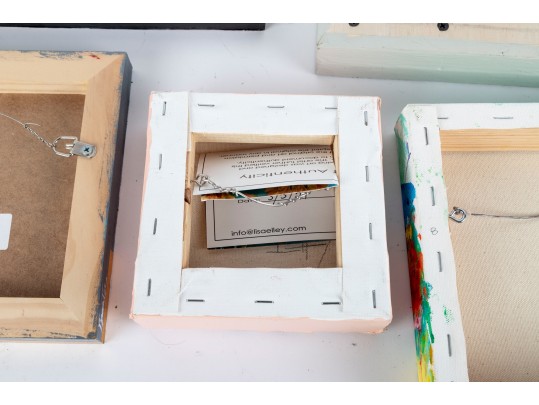 Collection Of Small Paintings On Board And Canvas