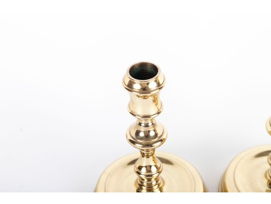 Baldwin Forged Brass Baluster Candlestick Holders
