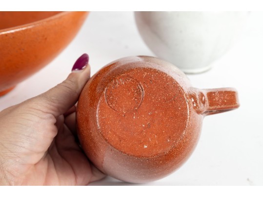 Trio Of Jugtown Pottery Ceramics