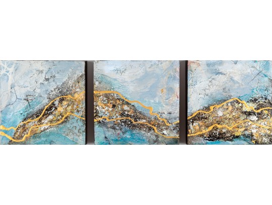 Signed Oil On Board Triptych Artworks 