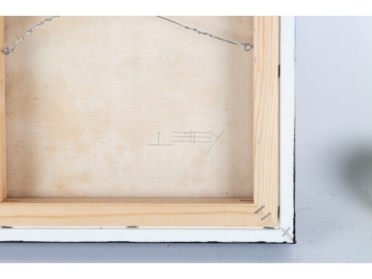 Colorful Desert Wildflowers Palette Knife Oil Painting