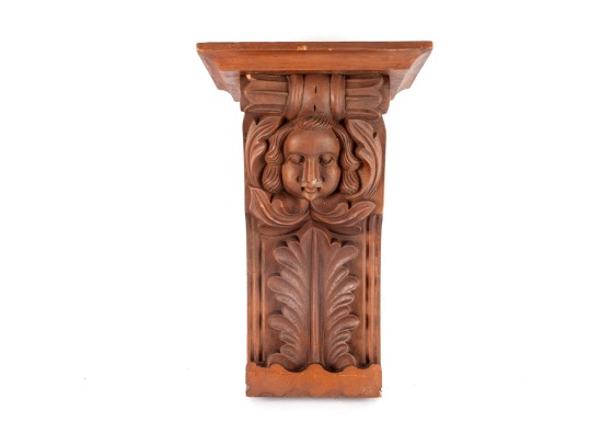 Neoclassical Carved Wood Corbel