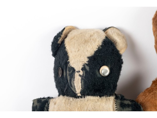 Trio Of Antique Plush Animal Toys