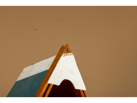 Boat-Form Wall Mounted Shelf