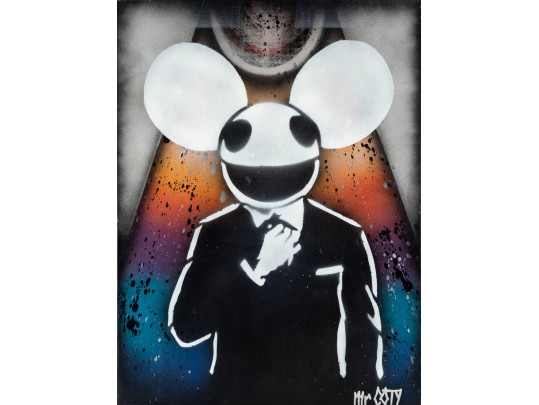 MR. COTY Rattlecan Deadmou5 Art On Canvas