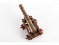 Vintage Brass And Wood Cannon Model